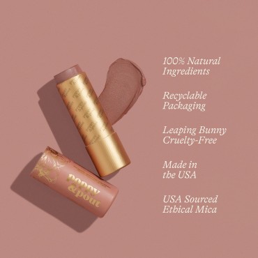 Poppy & Pout All Natural Lip Tint, Cardboard Tube,...