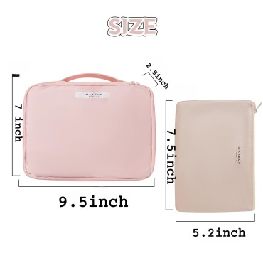 Queboom Travel Makeup Bag Cosmetic Bag Makeup Bag ...