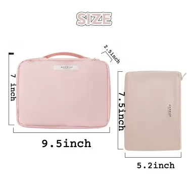 Queboom Travel Makeup Bag Cosmetic Bag Makeup Bag ...