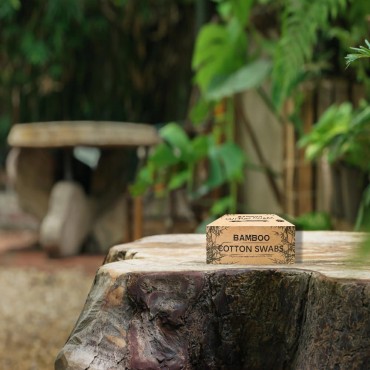 Bamboo Cotton Swabs, Wooden Cotton Swabs 1200pcs...