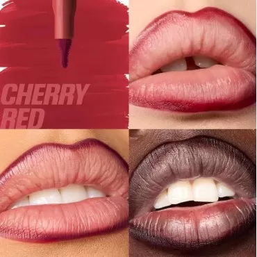 Huda Lip Contour Stain Lip Tint- Cherry Red (blue-...