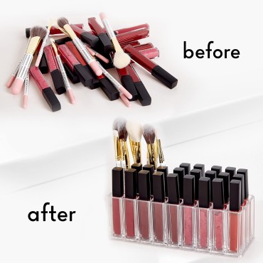 FAJ Eyeshadow Palette Lipgloss Organizers, Acrylic...