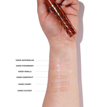 L.A. Girl Lip Oil Nourishing Gloss, Sheer Strawber...