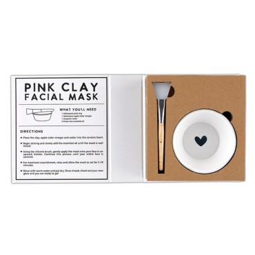 Bella Sleep + Spa DIY Facial Clay Mask Kit Cardboa...