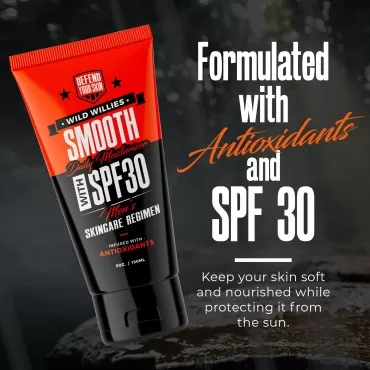 Wild Willies Men's Daily Facial Moisturizer SPF 30...