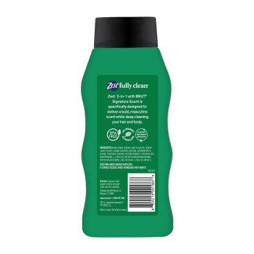 Zest Mens 2-in-1 Body Wash - Body Wash for Men - C...