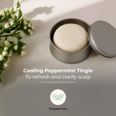 ZWS Essentials Peppermint Breeze Shampoo Bar, Vega...