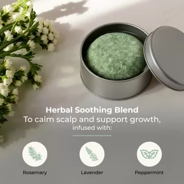 ZWS Essentials Bloom Shampoo Bar, Vegan Solid Hair...