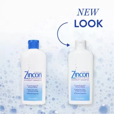 ZINCON Medicated Dandruff Shampoo, for Dry, Itchy ...