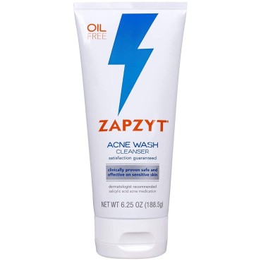 ZAPZYT Acne Wash Treatment For Face & Body - 6.25 oz
