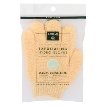 Earth Therapeutics Exfoliating Hydro Gloves, Natur...