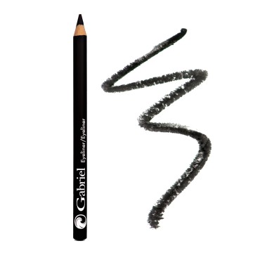 Gabriel Cosmetics Classic Eyeliner (Black), Natural Eye Liner, Paraben Free, Vegan, Gluten-free, Cruelty- free, Non GMO, long lasting, Infused with Jojoba Seed Oil, Super Smooth, 0.04 Oz.