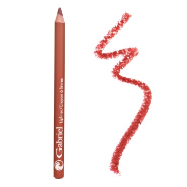 Gabriel Cosmetics Classic Lip Liner (Spice - Orange Brown/ Warm), Classic Lipliner, Natural, Paraben Free, Vegan, Gluten-free,Cruelty-free, Non GMO, long lasting, Infused with Jojoba Seed Oil and Aloe, .04 oz.