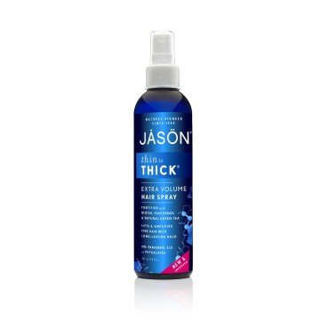 Jason Natural Cosmetics - Thin to Thick Body Building Hair Spray, 8 fl oz Spray