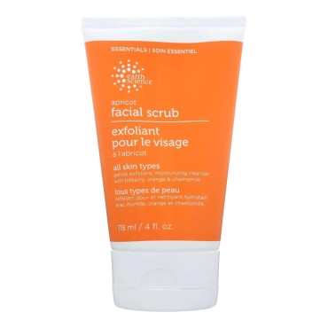 Earth Science Apricot Gentle Exfoliating Face Scrub (Single)