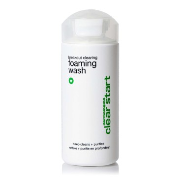 Dermalogica Breakout Clearing Foaming Wash - Acne Face Wash with Salicylic Acid & Tea Tree Oil - Dive Into Pores to Clear, Soothe, & Energize, 6 Fl Oz
