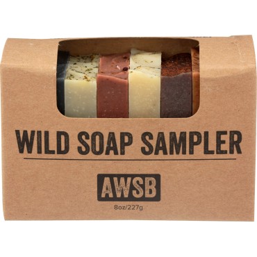 A Wild Soap Bar Wild Soap Sampler Gift Set, 8 Smal...