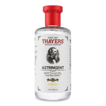 Thayer's Witch Hazel Products astringent with aloe vera formula, Clear, 12 Fl Oz