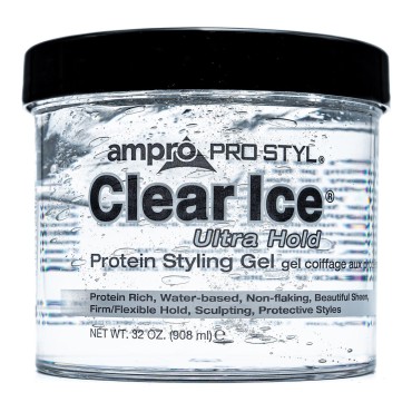 Ampro Pro Styl Clear Ice Protein Gel 32oz