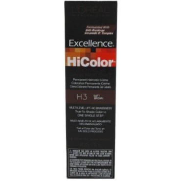 L'Oreal Excellence HiColor Soft Brown 1.74 oz. Tube