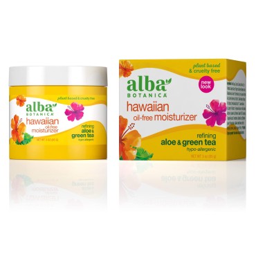 Alba Botanica Hawaiian Oil Free Moisturizer, Refin...