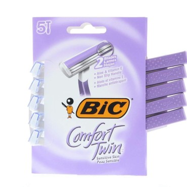 Bic Comfort Twin Shavers Sensitive Skin 5 Each...