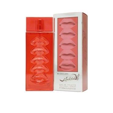 Ruby Lips By Salvador Dali For Women. Eau De Toilette Spray 3.4 Ounces