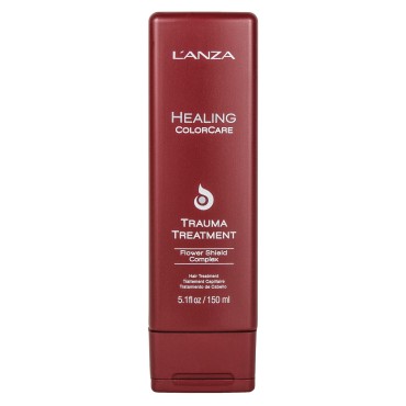 L'ANZA Healing ColorCare Trauma Treatment, Leave-in Bleach Damage Reconstructor, Refreshes, Repairs and Extends Color longevity, With Triple UV and heat Protection (5.1 Fl Oz)