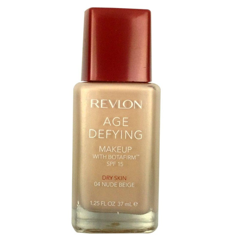 Revlon Age Defying Makeup with Botafirm, SPF 20, Normal/Combination Skin, Nude Beige 04, 1.25 Ounce