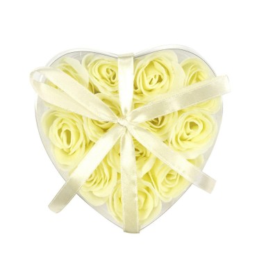Scented Rose Soaps (set of 12) - Ivory
