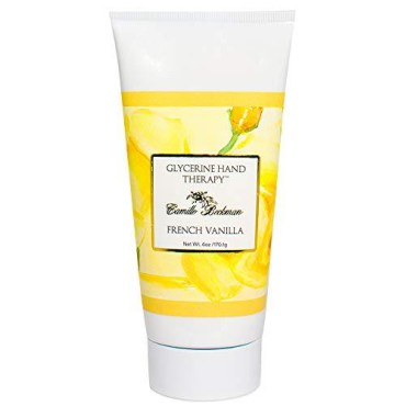 Camille Beckman Glycerine Hand Therapy Cream, French Vanilla, 6 Ounce