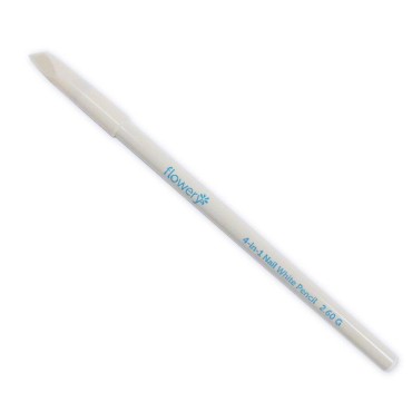 Flowery White Nail Pencil...