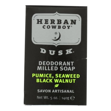 Herban Cowboy Milled Bar Soap Men's Soap, Dusk (1 Pack)