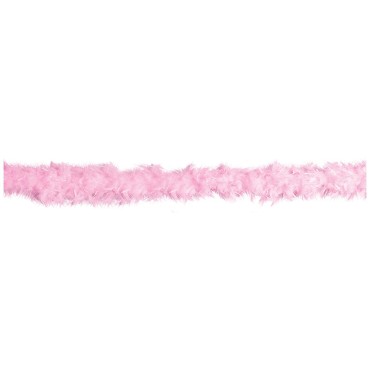 Fancy Feather Boa (pink) Party Accessory (1 count)