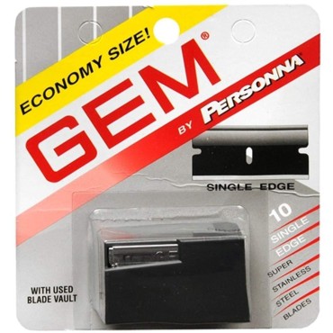 Gem Super Stainless Steel Blades (1 Pack)...