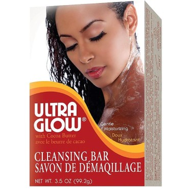 Ultra Glow Cleansing Bar with Cocoa Butter, 3.5 Ounce