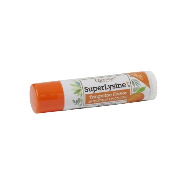 Quantum Health Super Lysine+ Coldstick, Tangerine Flavored - Soothes, Moisturizes, Protects Lips, Herbal Lip Balm, Spf 21, 5 Gm