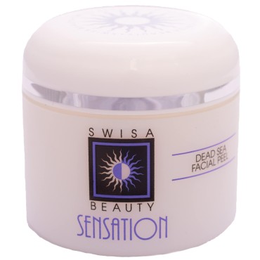Swisa Beauty Dead Sea Facial Peel - Spa-Quality Facial Peel - Softens and Enhances Skin Tone While Peeling The Skin Efficiently and Effortlessly.