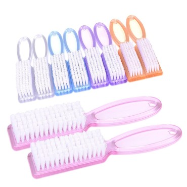 Yesker Handle Nail Hand Scrubbing Cleaning Brush-1...