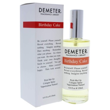 Birthday Cake By Demeter For Women. Pick-me Up Cologne Spray 4.0 Oz
