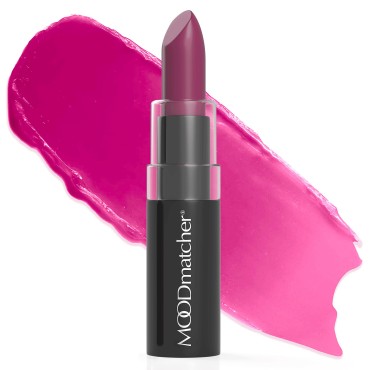 MOODmatcher original Color Changing Lipstick - 12 Hours Long-Lasting, Moisturizing, Smudge-Proof, Easy to Apply Creamy Lipstick, Glamorous Personalized Color, Premium Quality - Made in USA (Purple)