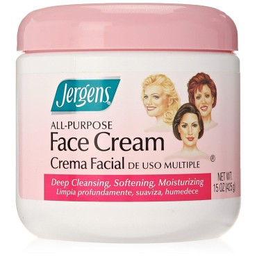 Jergens All Purpose Face Cream - 15 oz 2 Pack