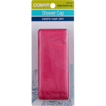 Conair Large Shower cap, Assorted Colors, 4.2 Oz...