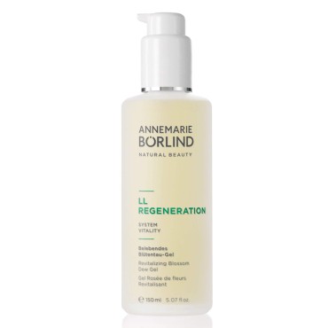 ANNEMARIE BÖRLIND - LL Regeneration Revitalizing Blossom Dew Gel - Sustainably Sourced Natural Facial Toner to Strengthen The Skin with Intense Moisture - Step 2 of 5-5 Oz