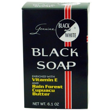 Black and White Soap, 6.1 Ounce