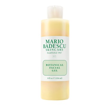 Mario Badescu Botanical Facial Gel Cleanser - Lightweight, Oil-Free Face Wash for Women and Men - Face Cleanser Infused with Refreshing AHA Grapefruit Extracts, 8 Fl Oz