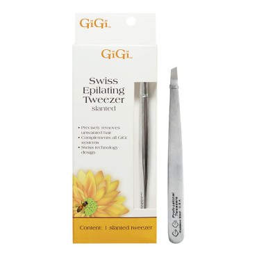 GiGi Slanted Tweezer for Ingrown Hair and Stubble ...