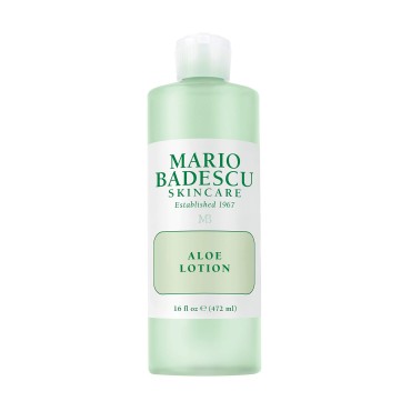 Mario Badescu Aloe Lotion Mild Toner for Face - Soothing & Refreshing Aloe-infused Pore Cleanser Skin Care - Face Toner to Calm, Soothe & Refresh Skin, 16 Fl Oz