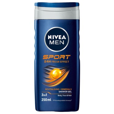 Nivea Men Shower Gel - Sport (250ml)