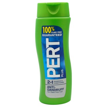 Pert Plus Dandruff Control Pyrithione Zinc For Flake Free Hair 2 In 1 Shampoo Unisex, 13.5 Ounce